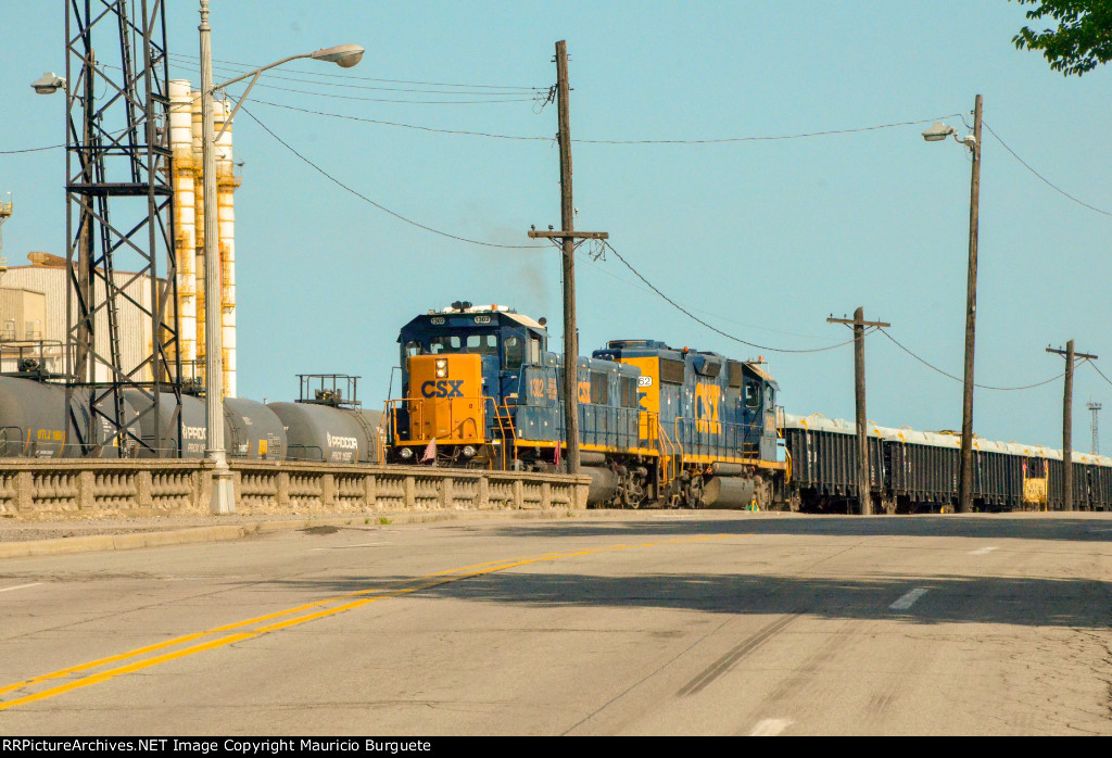 CSX Locomotives in the Yard